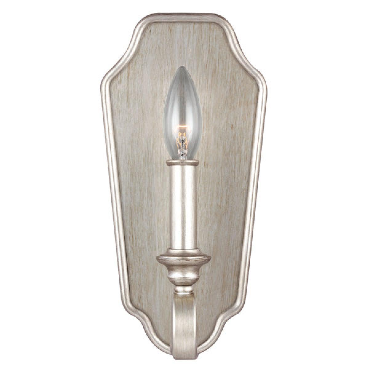 Elstead DeWitt 1 Light Wall Light Sunrise Silver – image 2