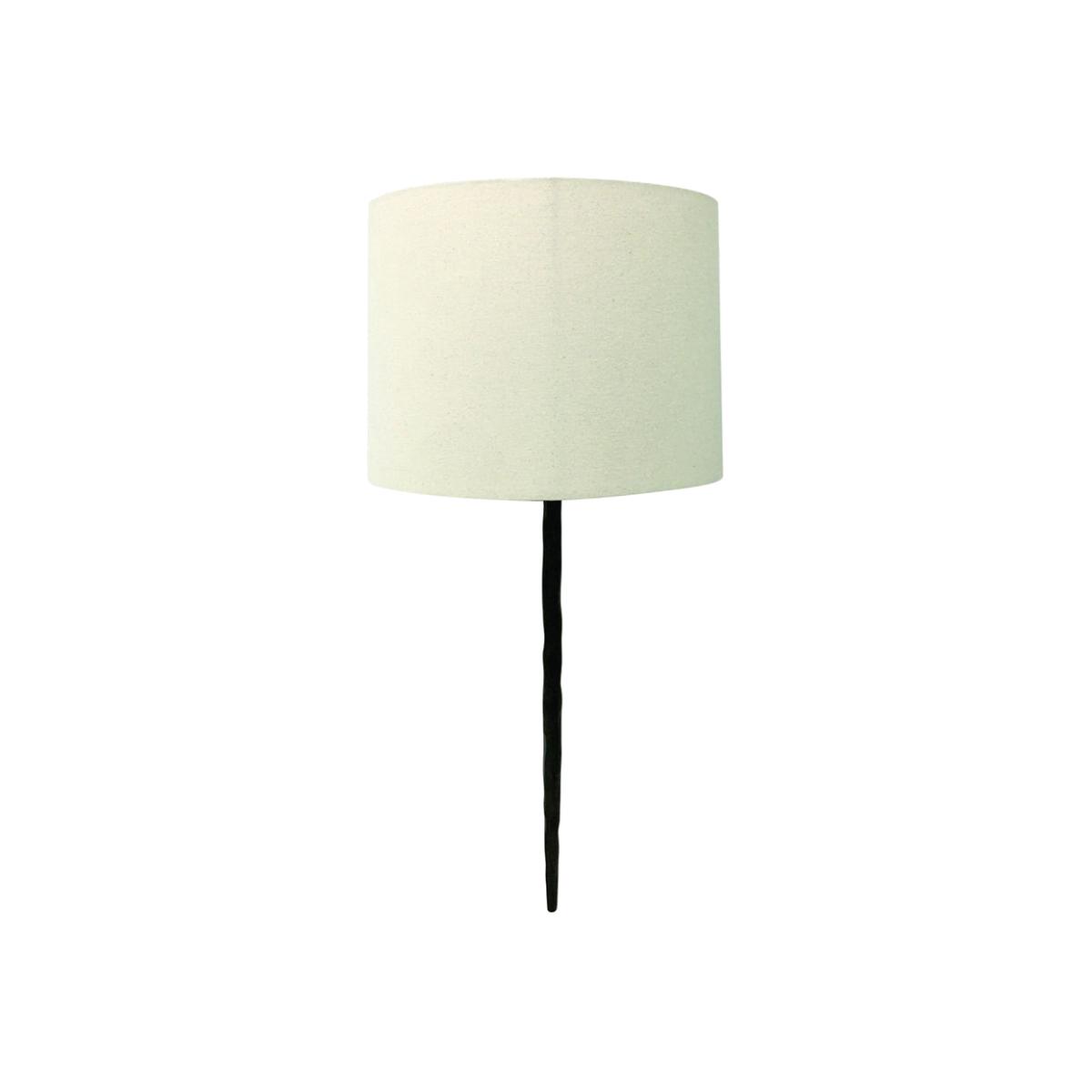 Libra Calm Neutral Collection - Patterdale Wall Light with Shade in Dark Gilded Bronze