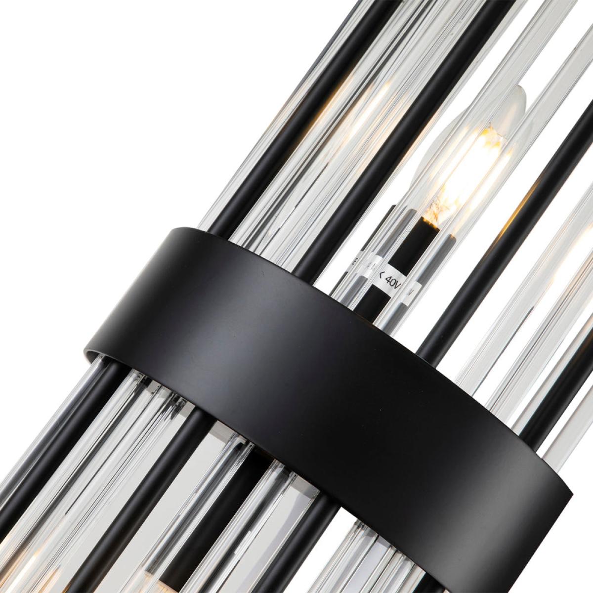 Liang & Eimil Clarins Wall Lamp Matt Black & Clear – image 3