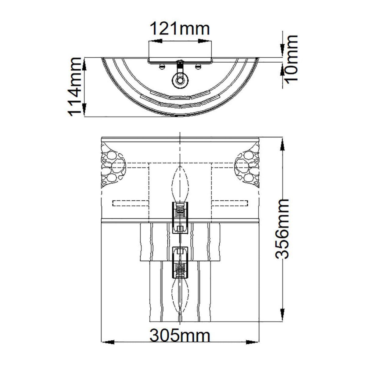 Quintiesse Reverie 2 Light Wall Light – image 3