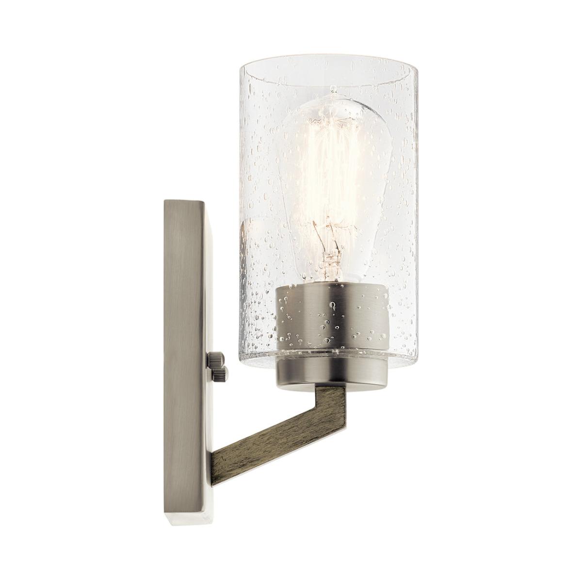 Kichler Deryn 1 Light Wall Light in Antique Grey – image 3