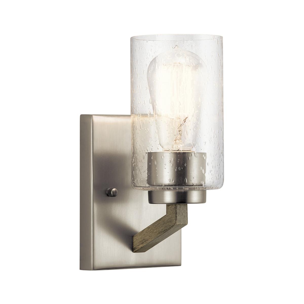 Kichler Deryn 1 Light Wall Light in Antique Grey – image 4