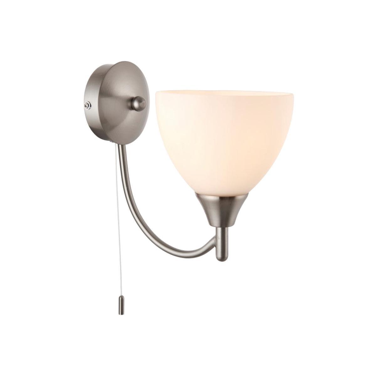 Gallery Direct Alton 1 Wall Light Satin Chrome