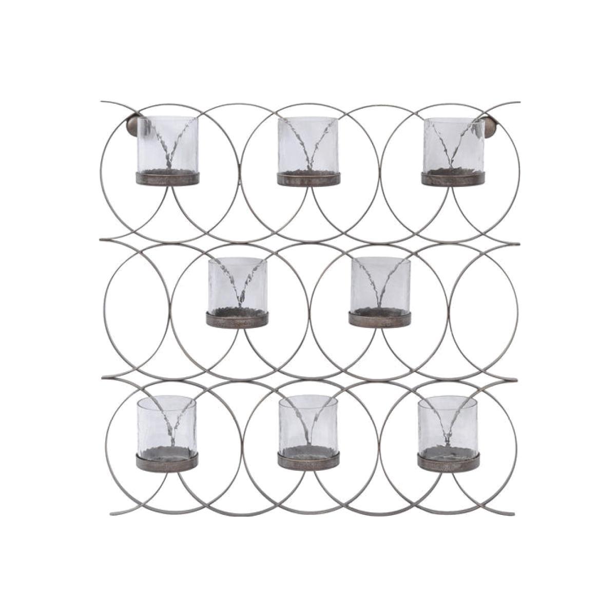 Libra Circle Link Aluminium Wall Sconce Bronze
