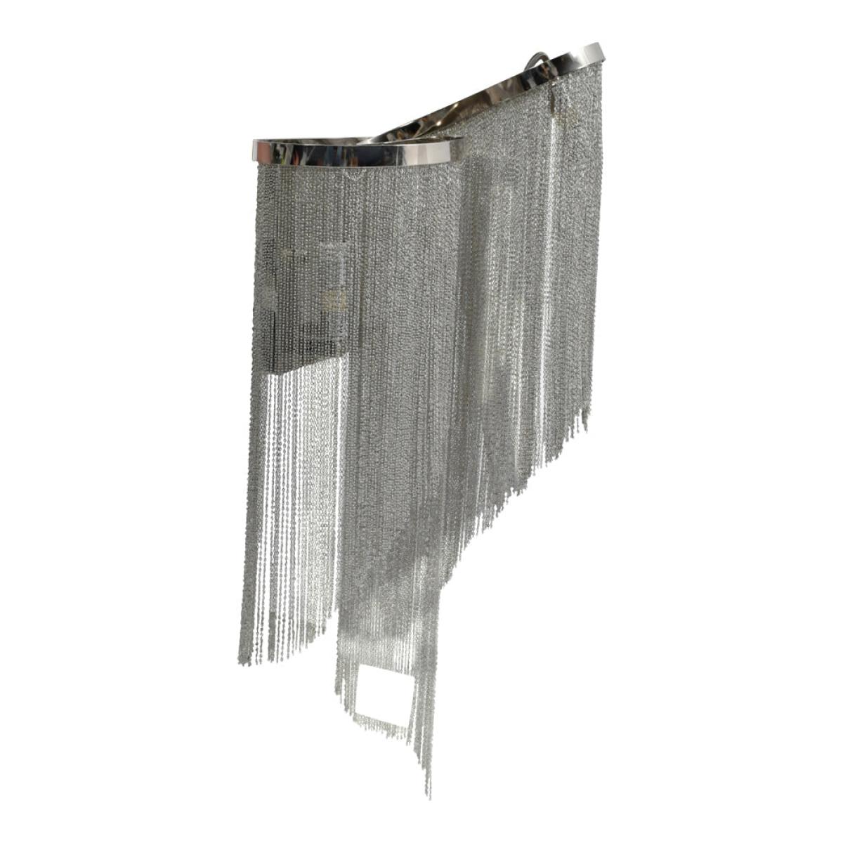 Libra Niagara Silver Chain 3 Bulb Wall Lamp – image 3