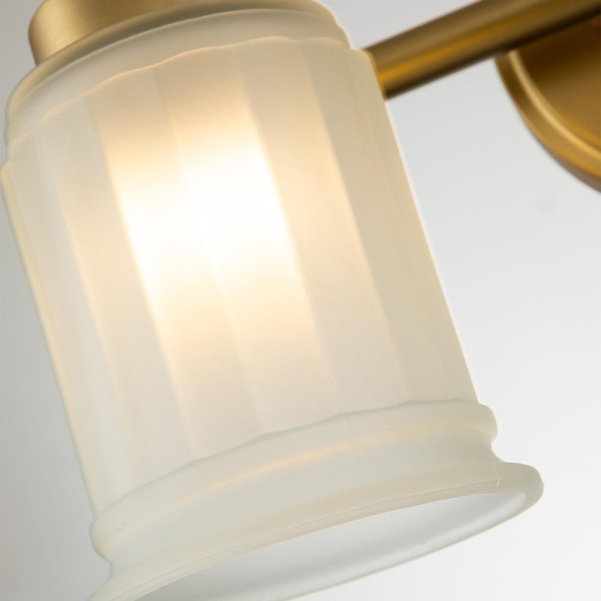 Quoizel Swell 2 Light Wall Light in Brass | Outlet – image 4