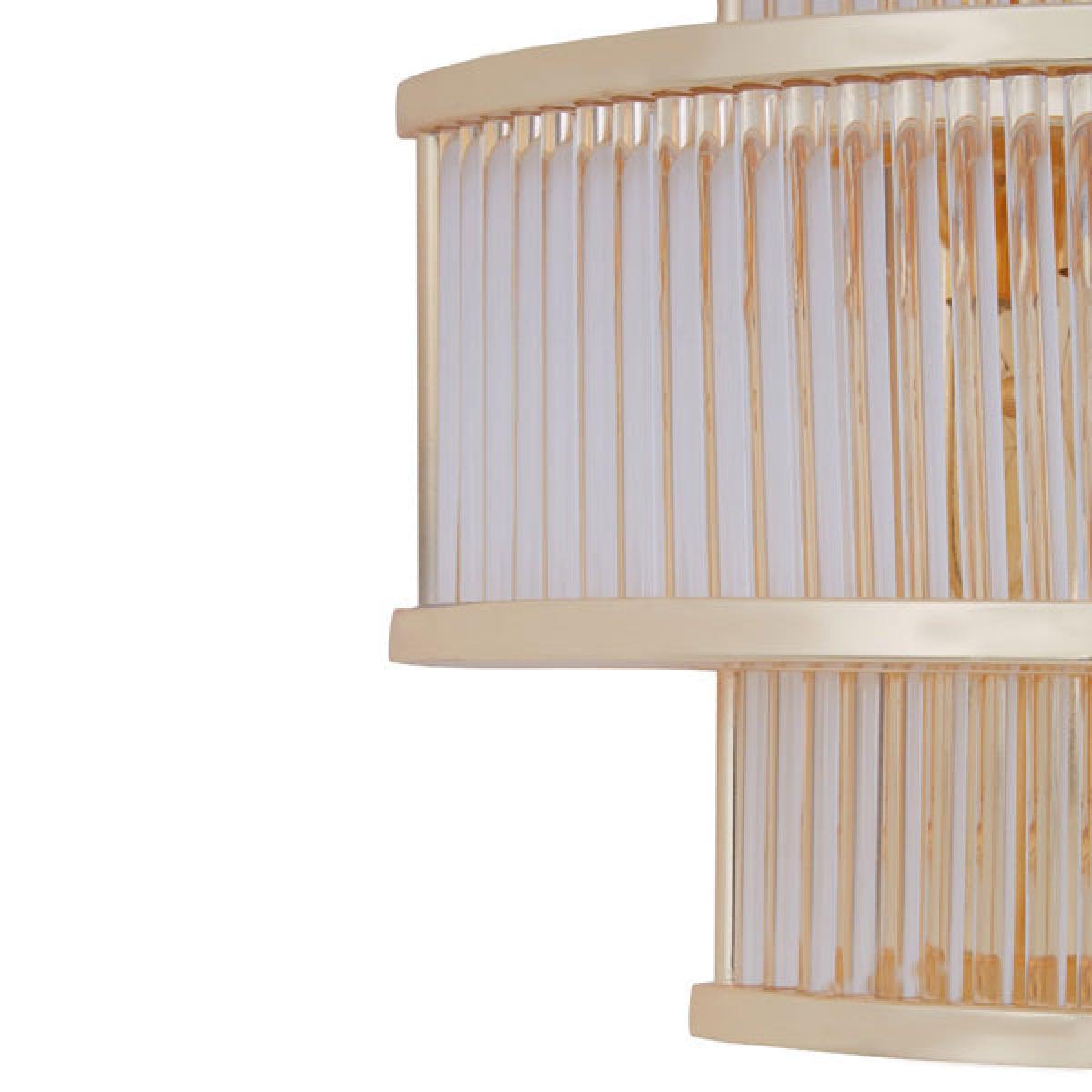 Olivia's Salsa 3 Tier Wall Light Gold Finish – image 5