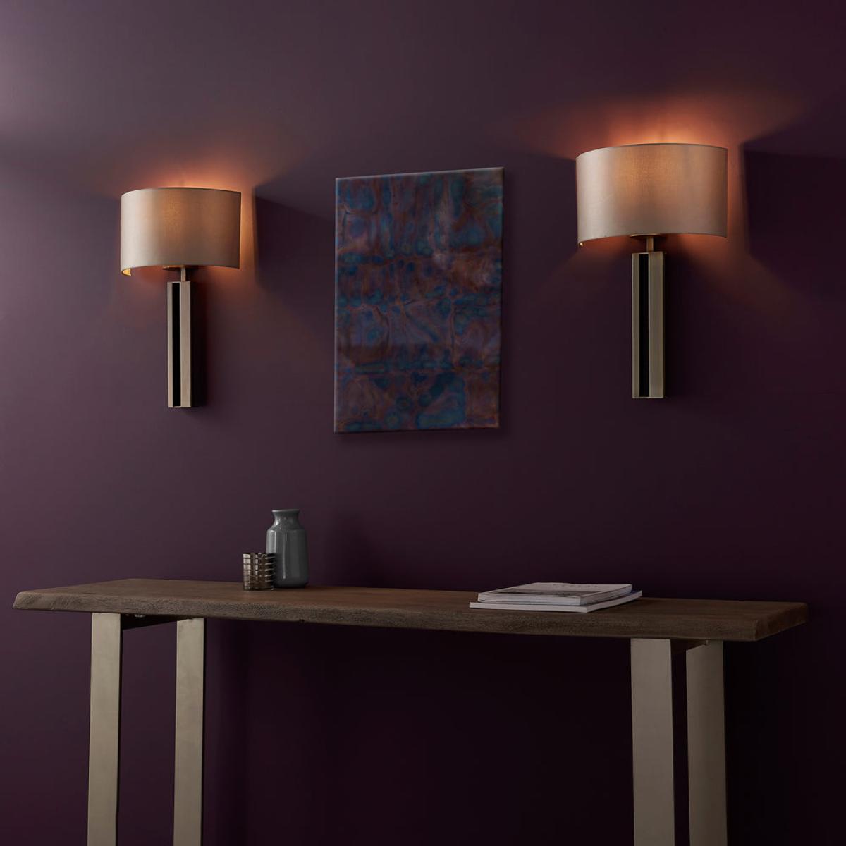 Olivia's Rebecca Wall Light in Bronze & Mink – image 3