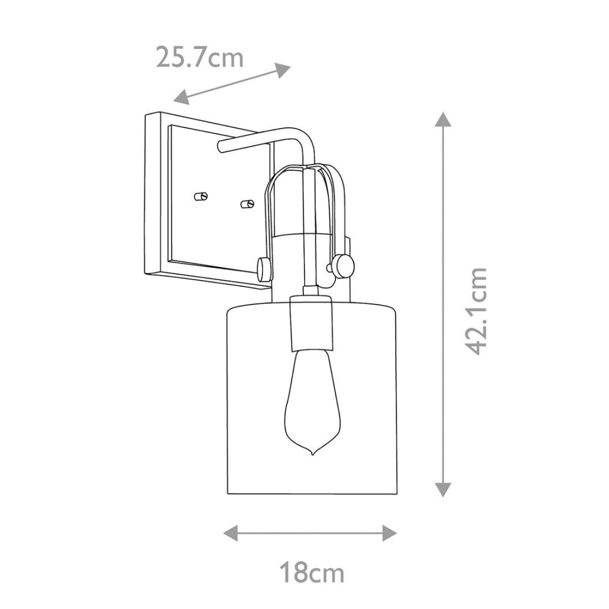 Quintiesse Kitner 1 Light Wall Light – image 11