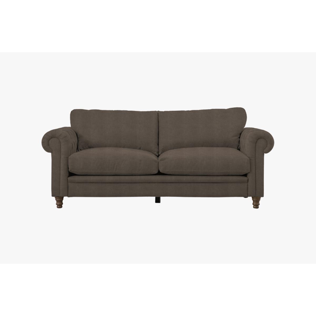 Buttondown Chesterfield Sofa in a Box in Saddle Brown – image 2