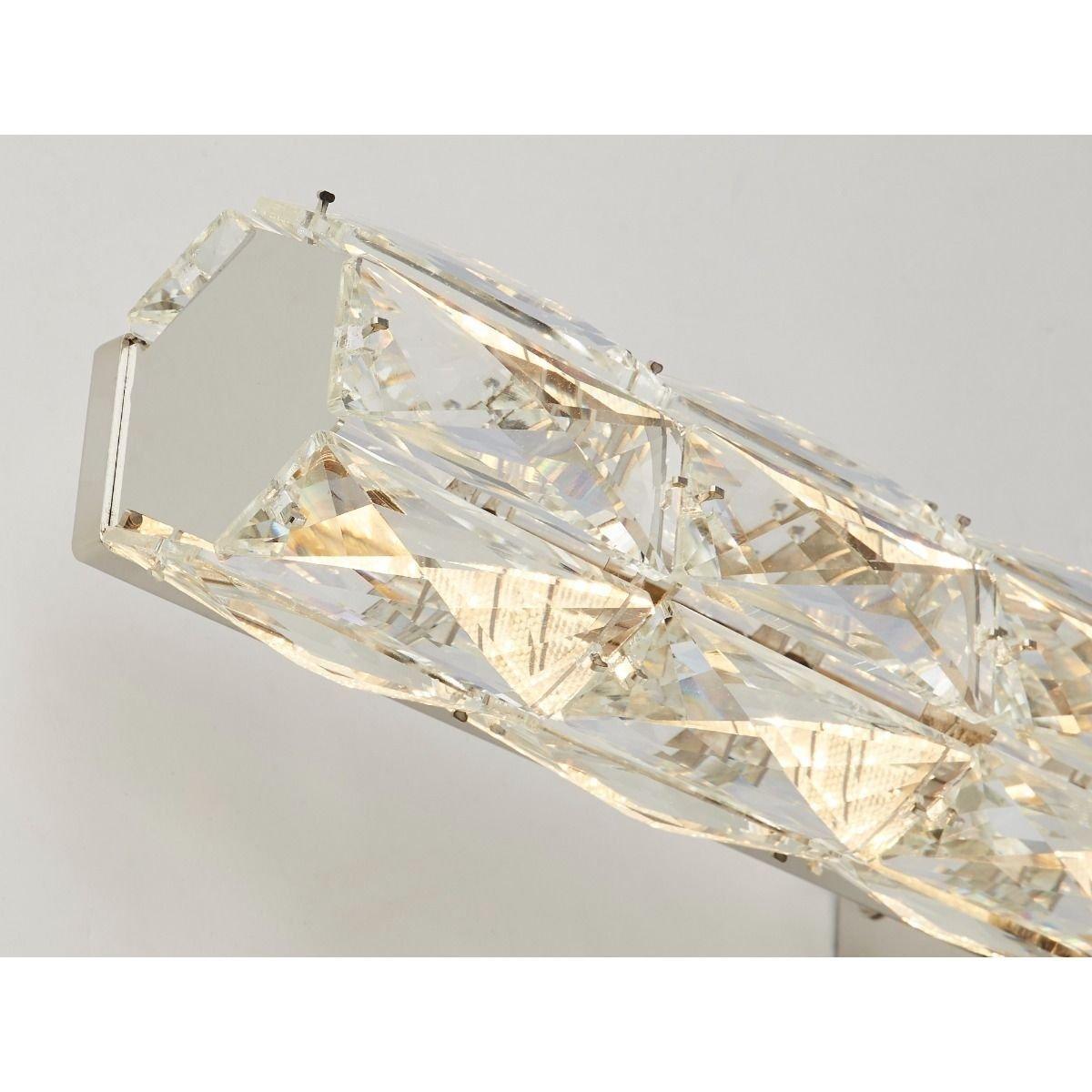 Remy Polished Chrome & Crystal Small Wall Light – image 3