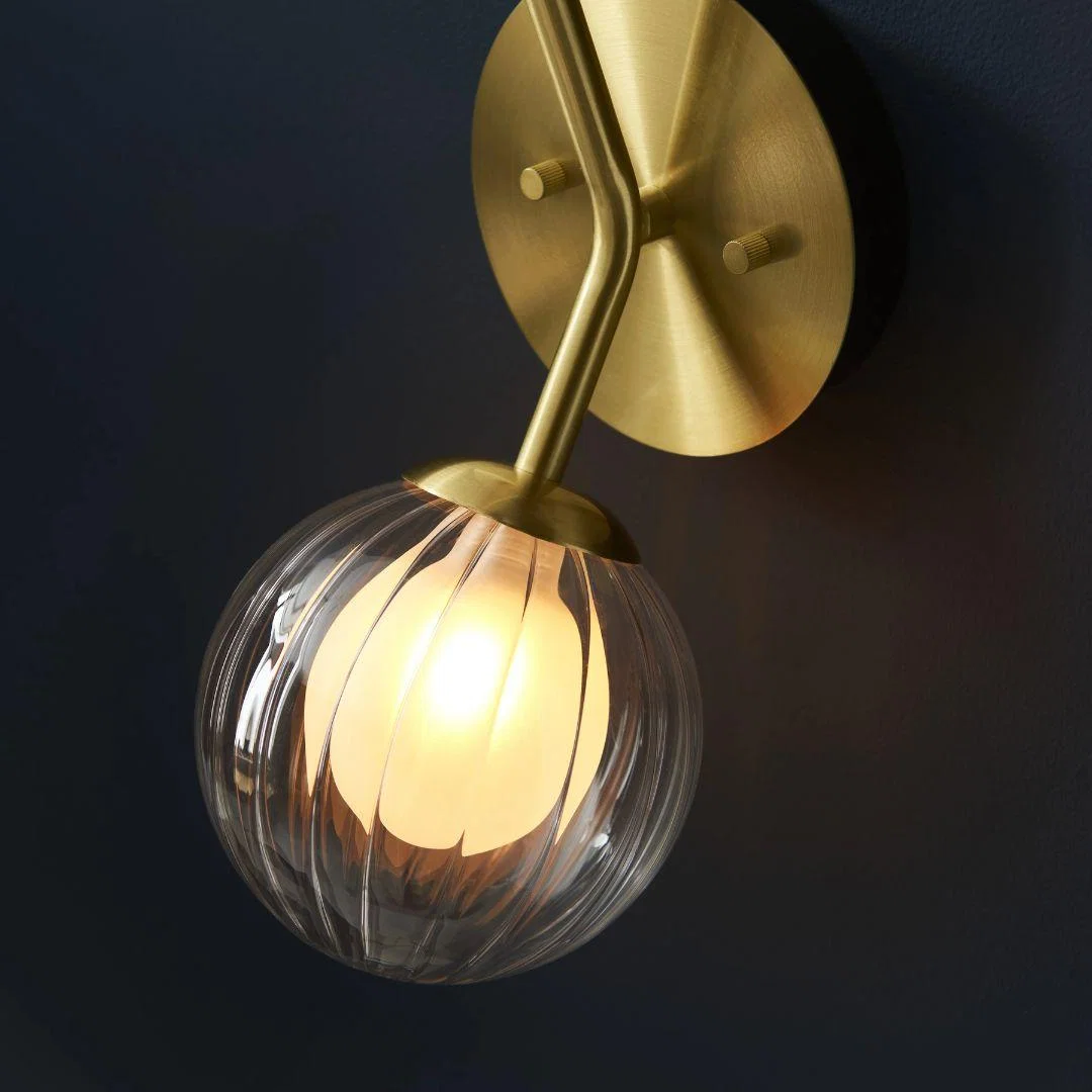 Udo 2 Light Satin Brass Wall Light – image 7