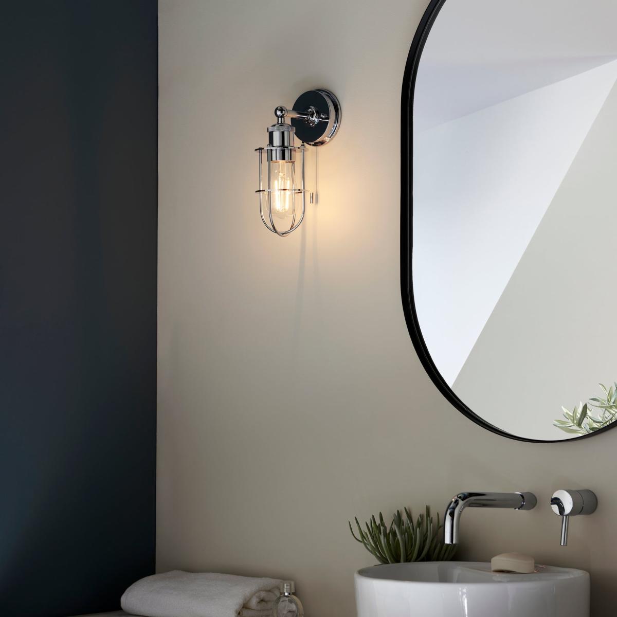 Zofia Silver Industrial Wall Light – image 5