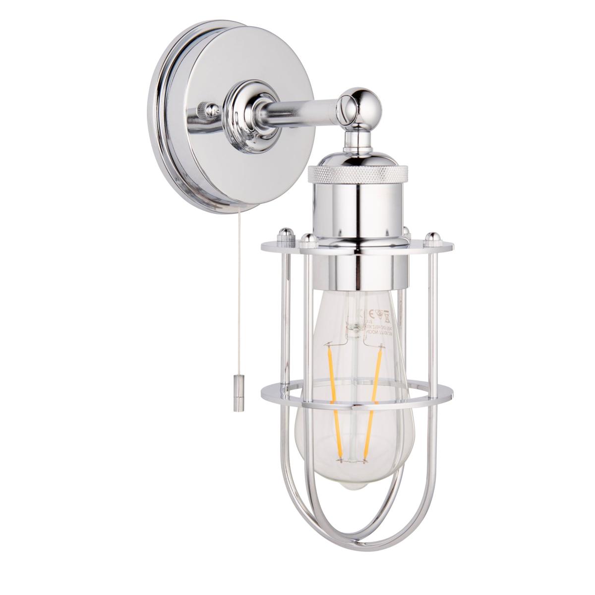 Zofia Silver Industrial Wall Light – image 7