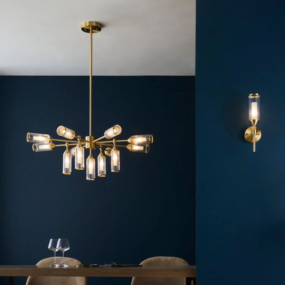 Botero Wall Light Satin Brass – image 8