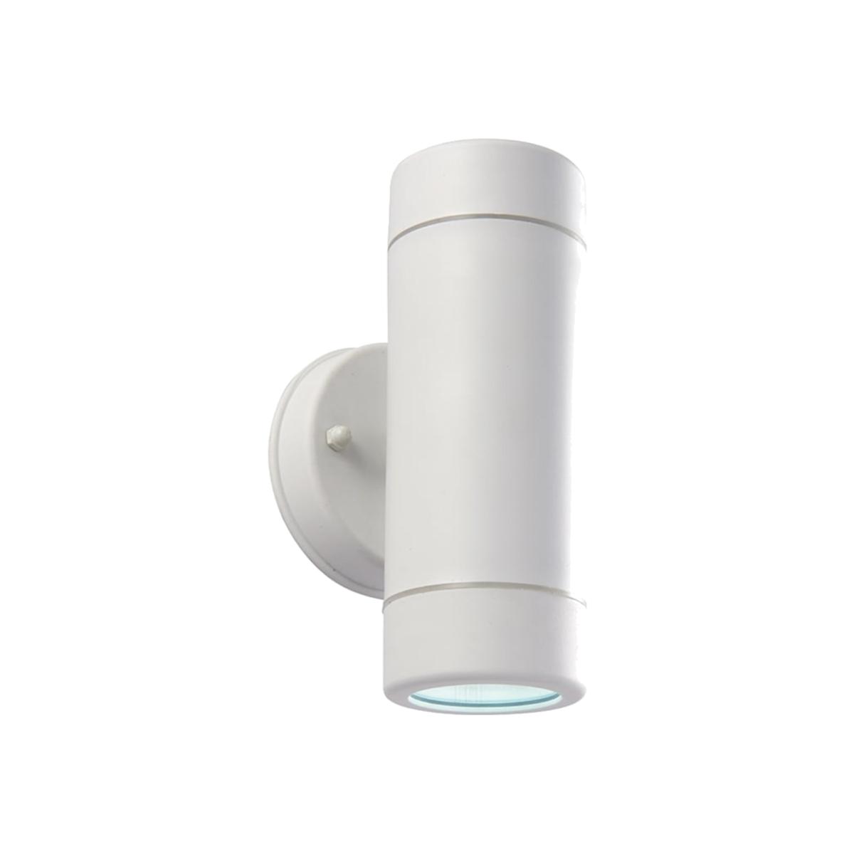 Icarus LED White IP44 Outdoor 2 Light Wall Light