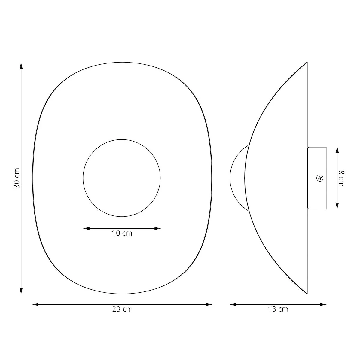 Fiero Wall Light Mocha & White – image 6