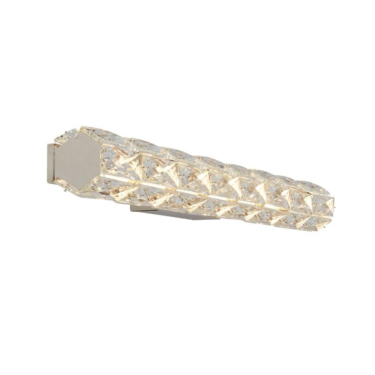 Remy Polished Chrome & Crystal Large Wall Light – image 3