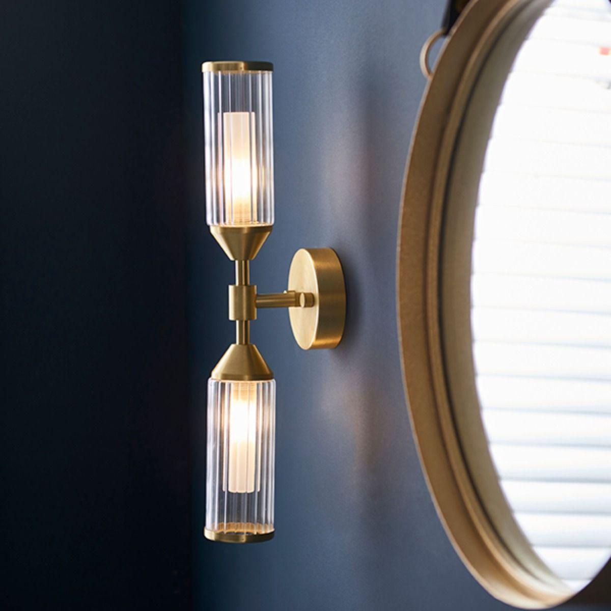 Botero 2 Light Satin Brass Wall Bracket – image 2
