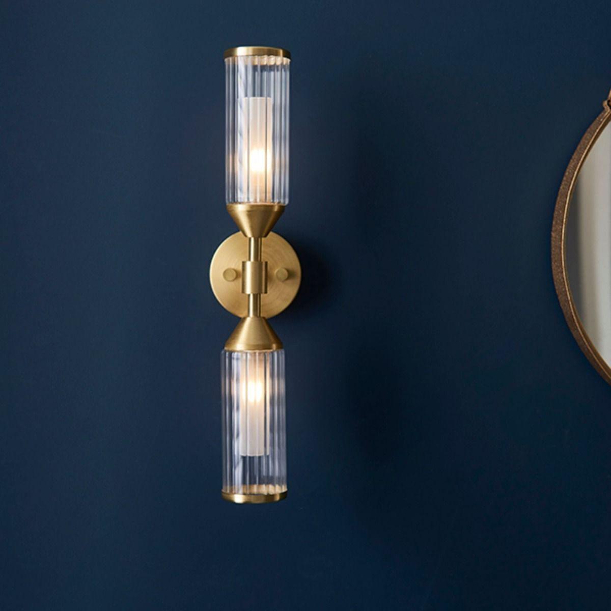 Botero 2 Light Satin Brass Wall Bracket – image 3