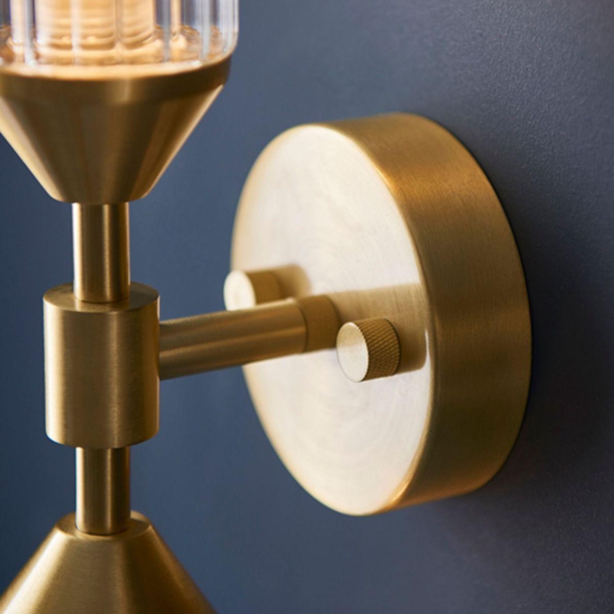 Botero 2 Light Satin Brass Wall Bracket – image 5