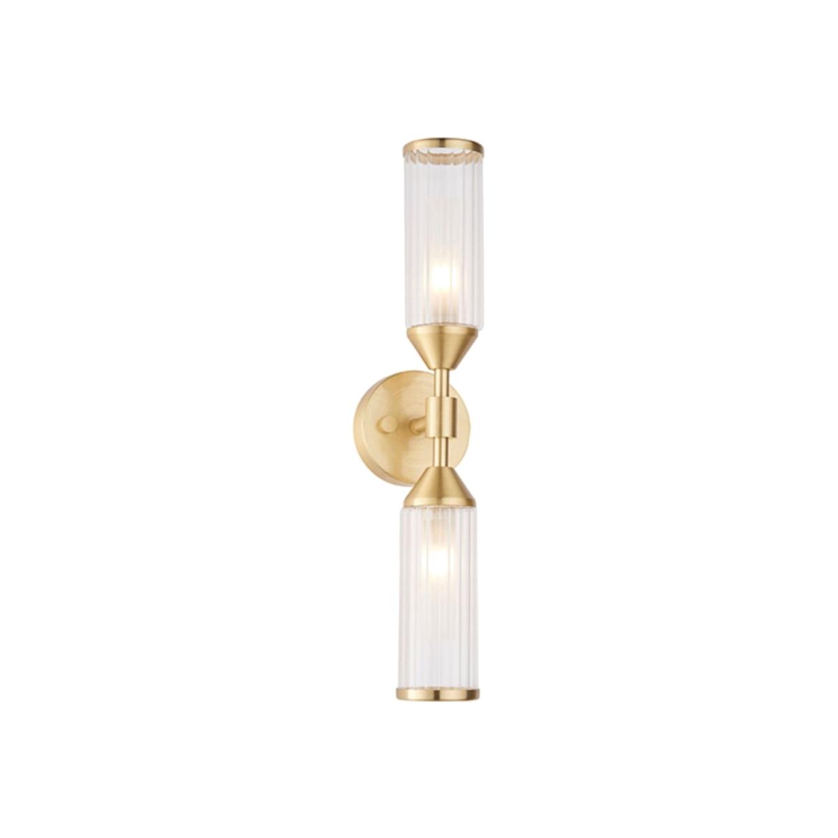 Botero 2 Light Satin Brass Wall Bracket – image 1