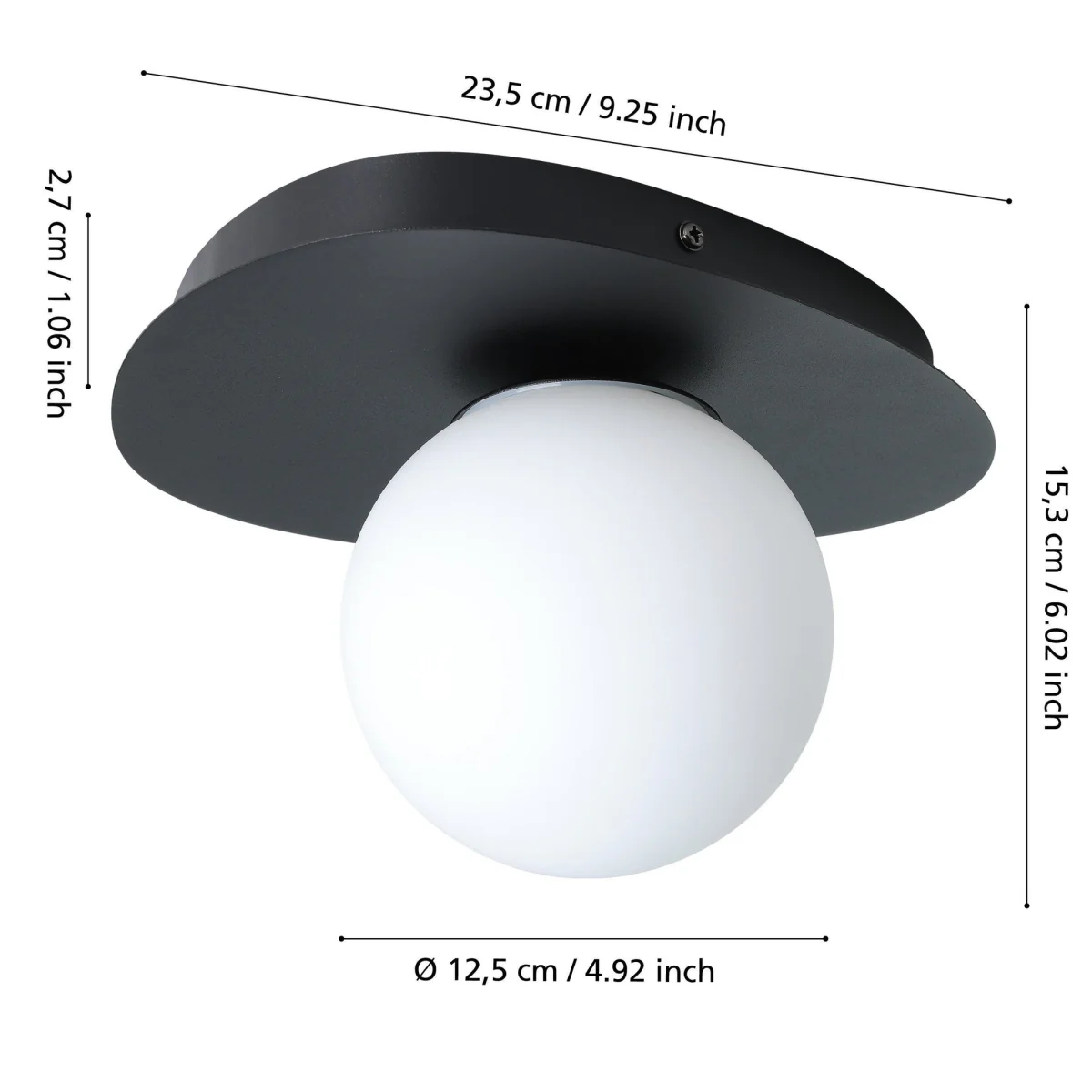Castrovido Black LED Wall Light – image 5