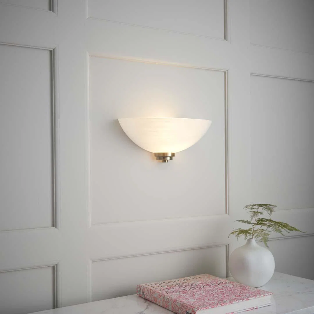 Welles Wall Light Antique Brass – image 2