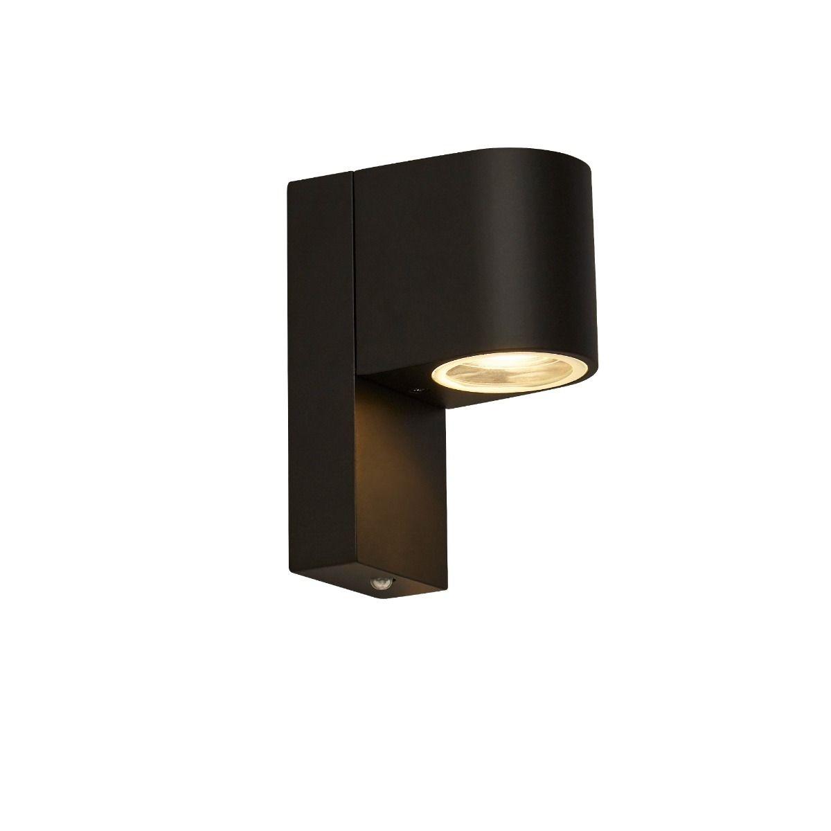 Dusk Till Dawn 1 Light Black IP44 Wall Light – image 2