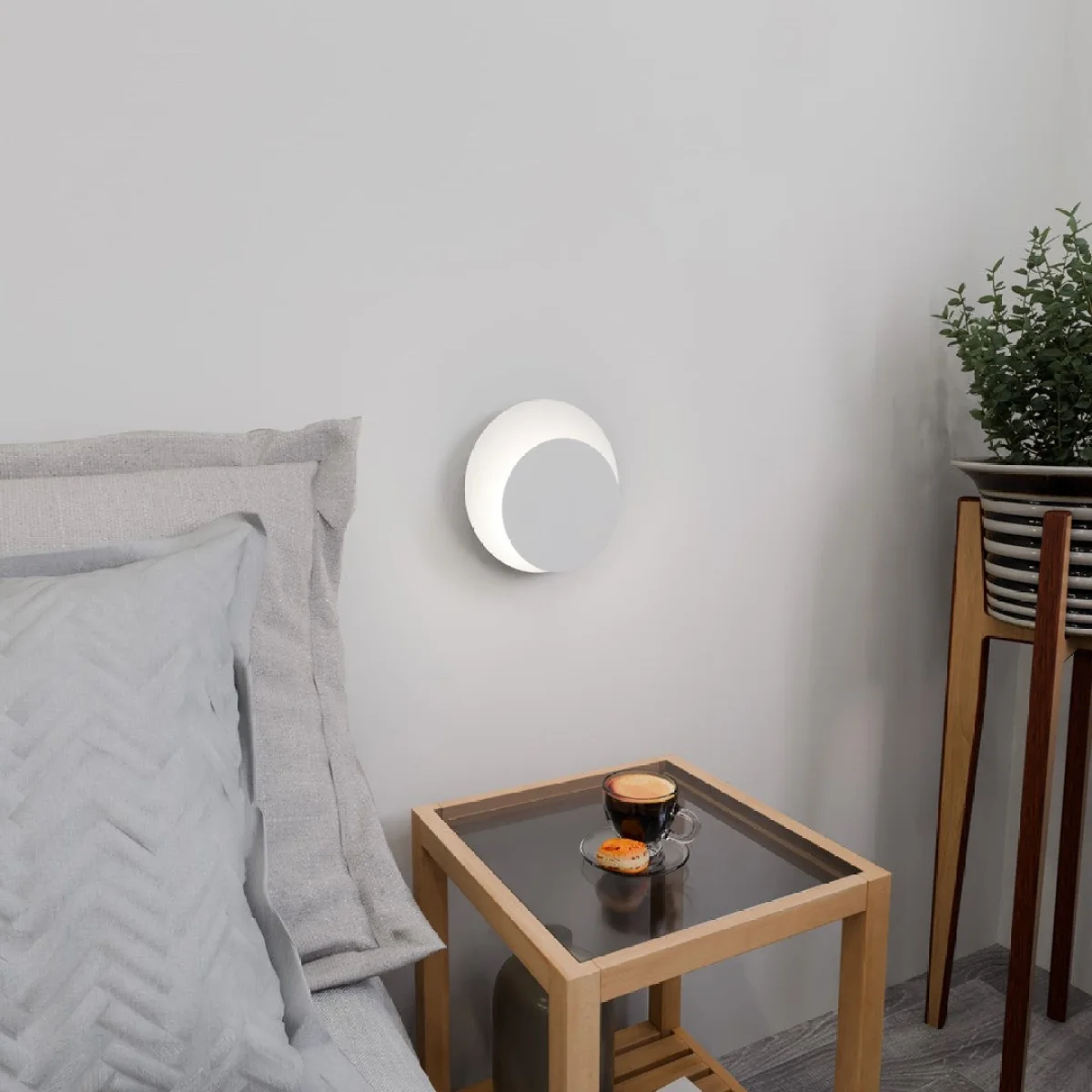 Circle Wall Light White – image 5