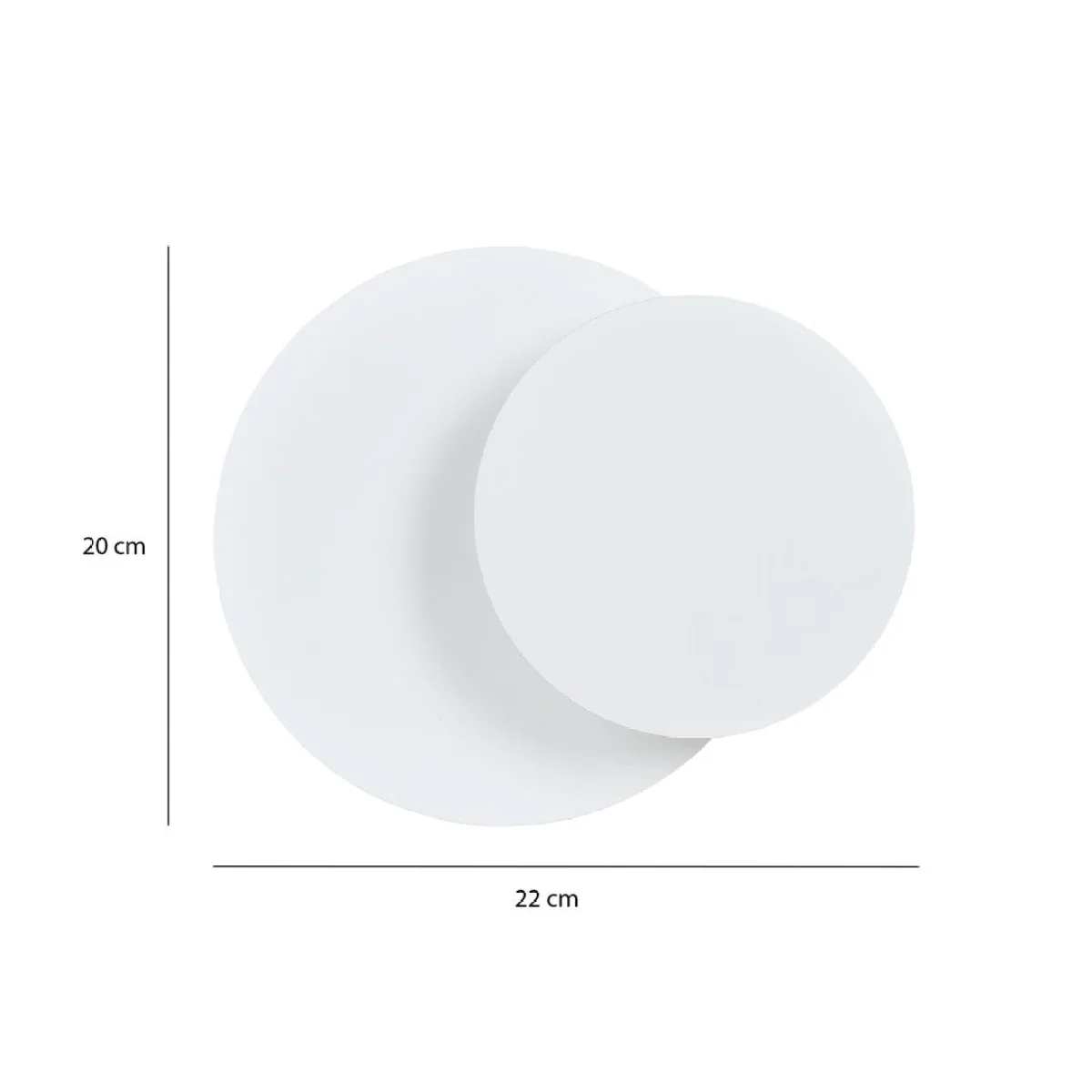 Circle Wall Light White – image 6