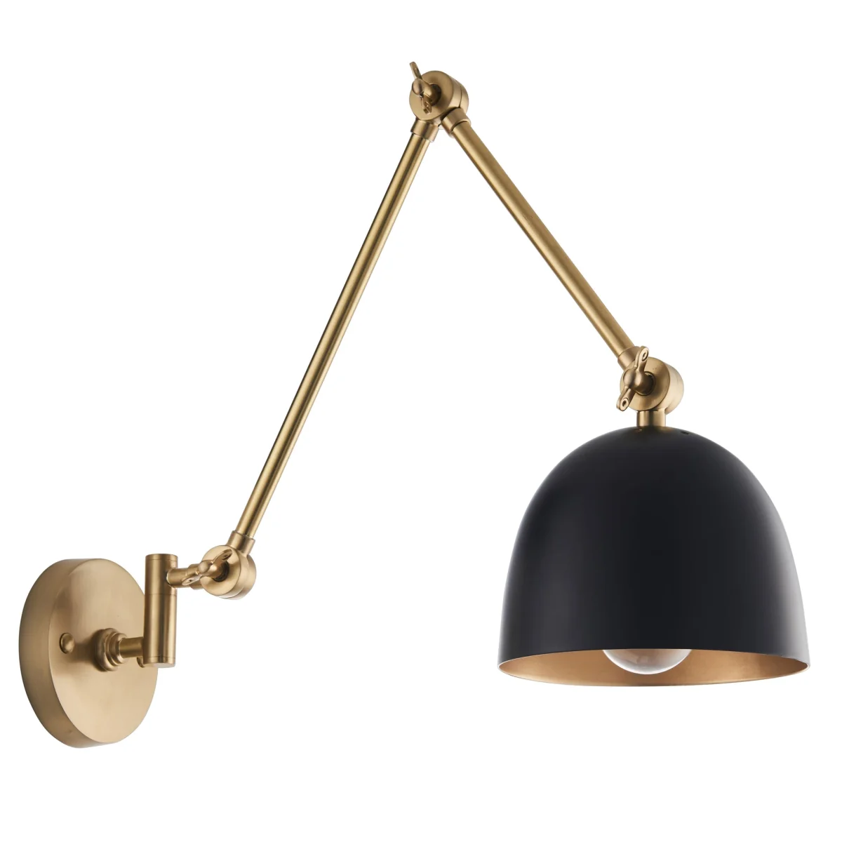 Lehal Swing Arm Wall Light Brass – image 9