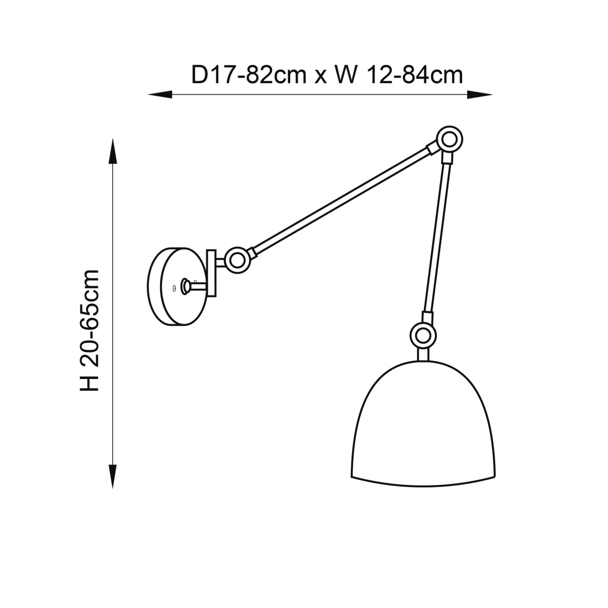 Lehal Swing Arm Wall Light Brass – image 10