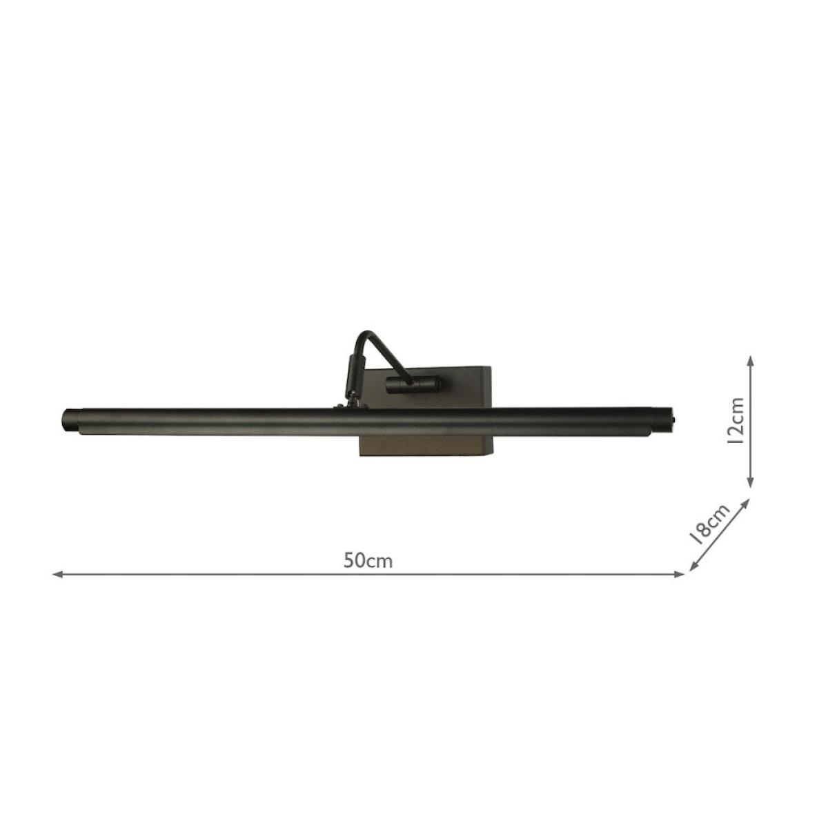 Tyrus Satin Black 50Cm LED Picture Light – image 8