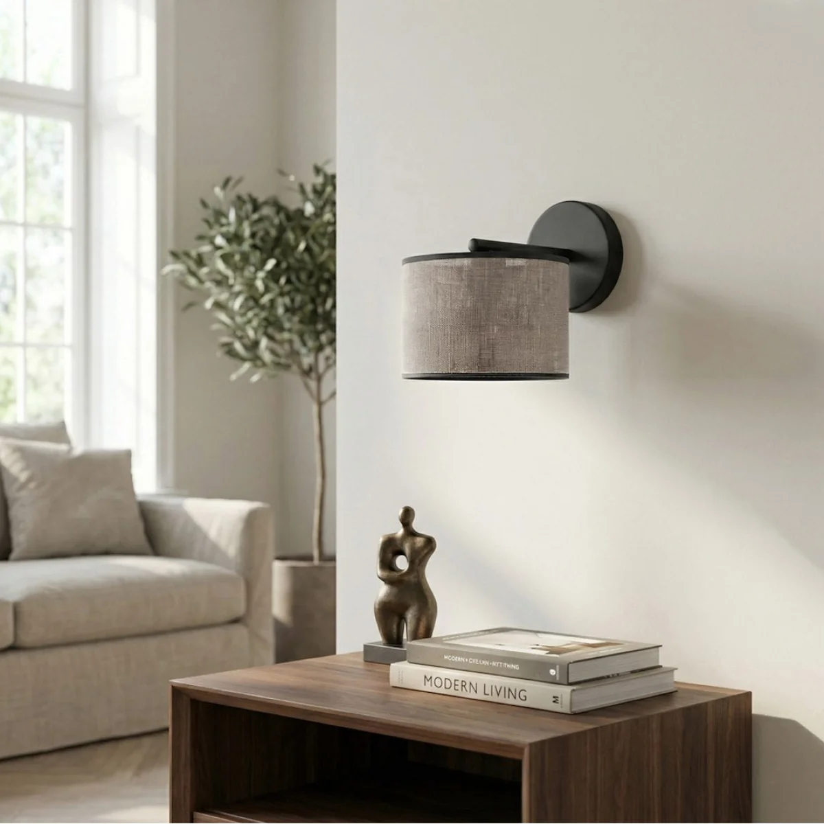 Eco Wall Light Grey & Black – image 2