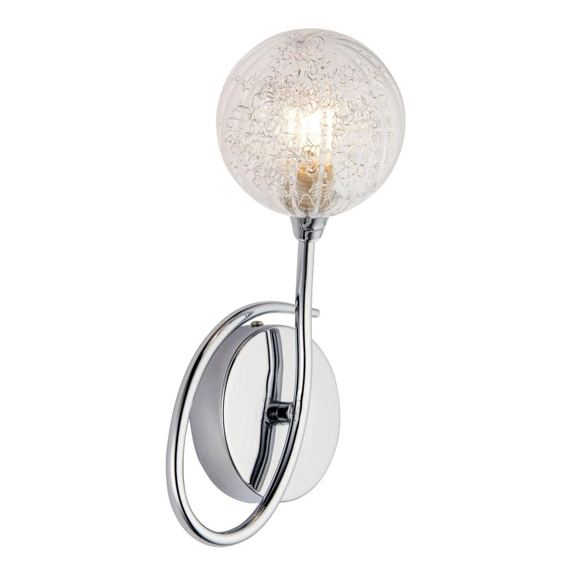 Hadley 1 Light Polished Chrome Wall Light – image 3
