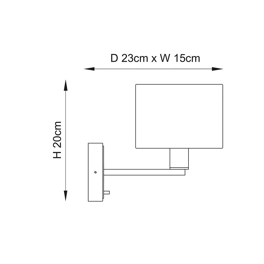 Daley Wall Light Antique Bronze – image 8