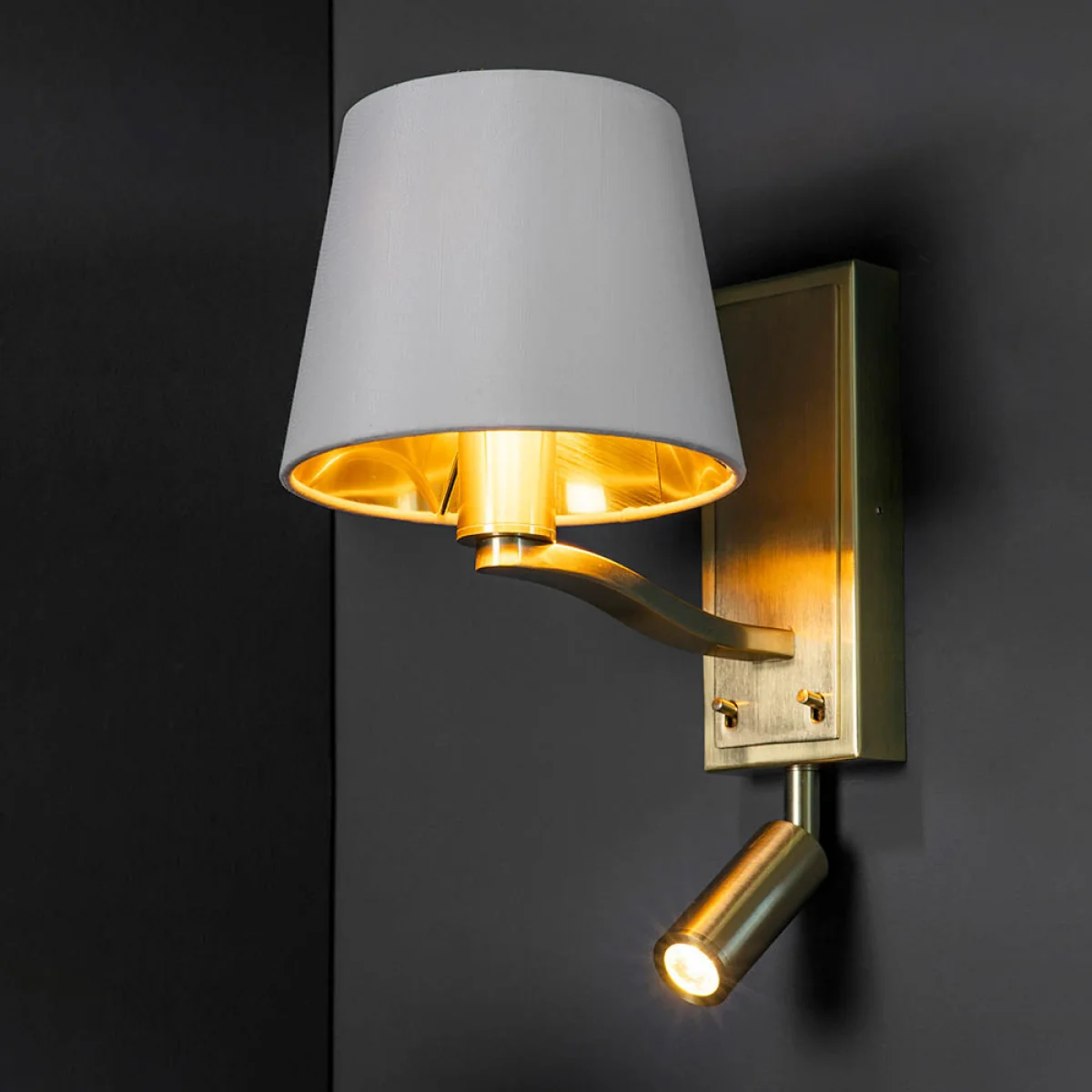 Harvey Wall Light & Spot Gold – image 5