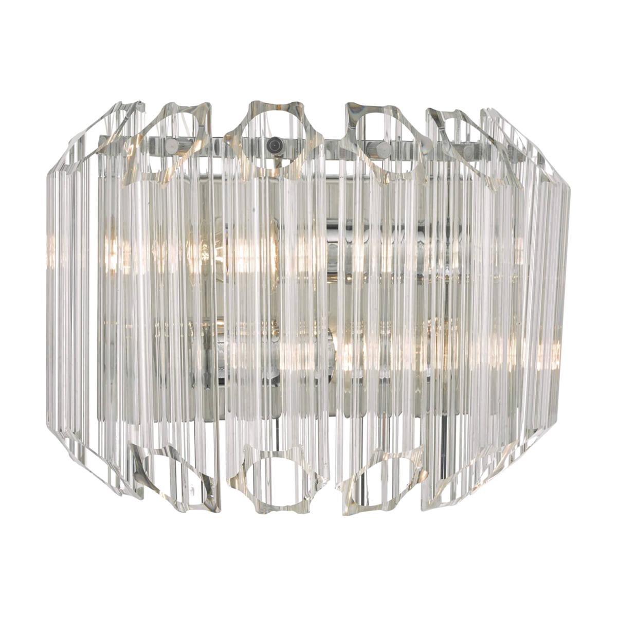Tuvalu Wall Light Polished Chrome