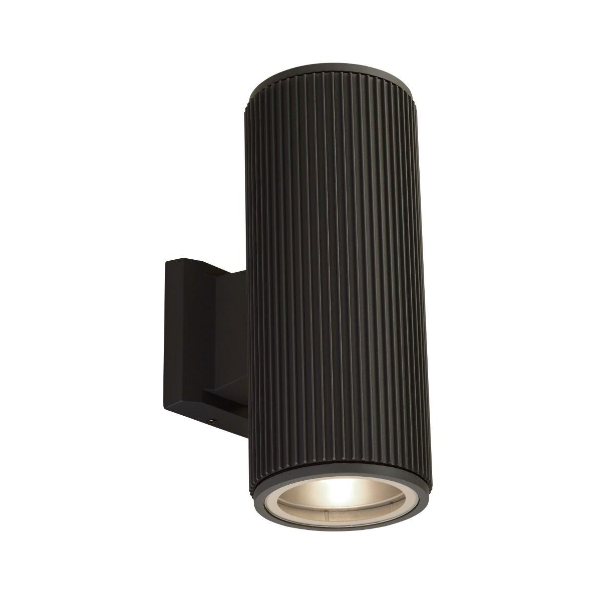 Outdoor IP54 Black Up/Down Wall Light – image 2