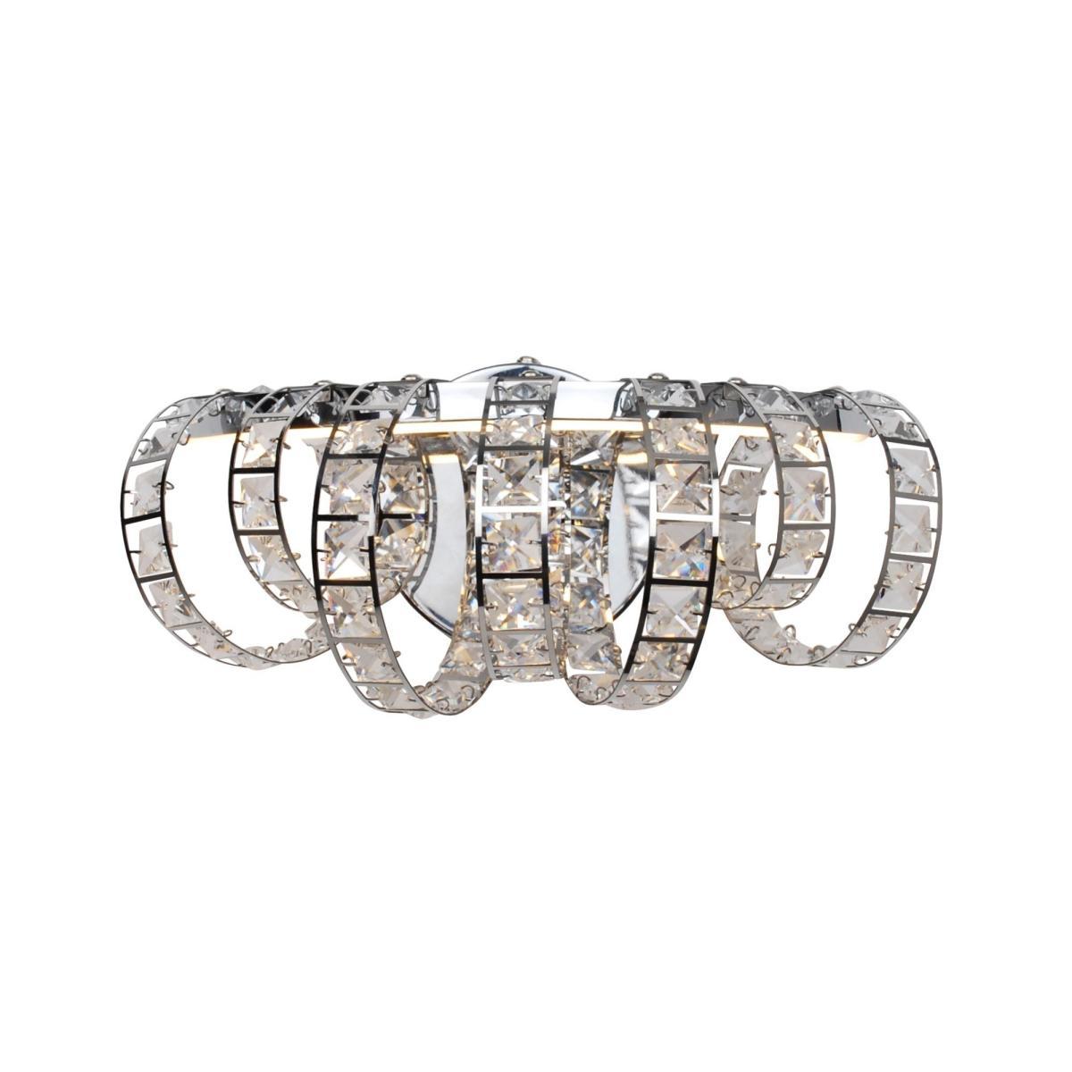 Shakira LED Cool White Polished Chrome Wall Light – image 2