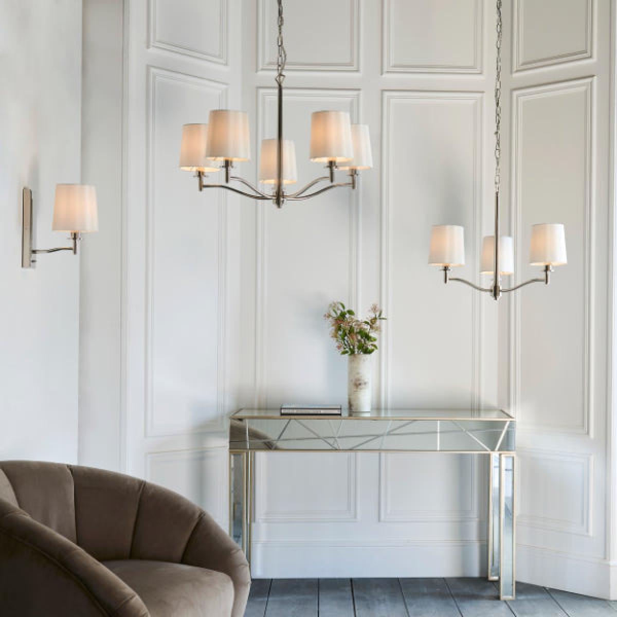Ortona Nickel Wall Light – image 3