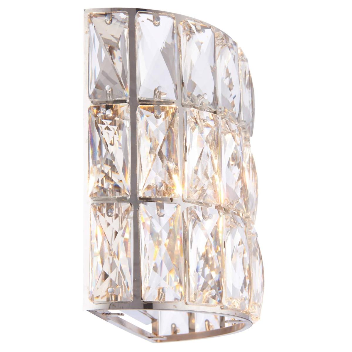 Verina Polished Chrome Crystal Wall Light – image 5