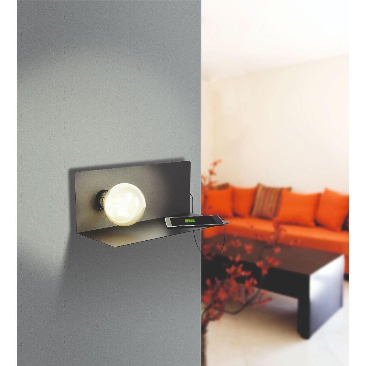 Eglo Ciglie 1 light Wall bracket with USB – image 2