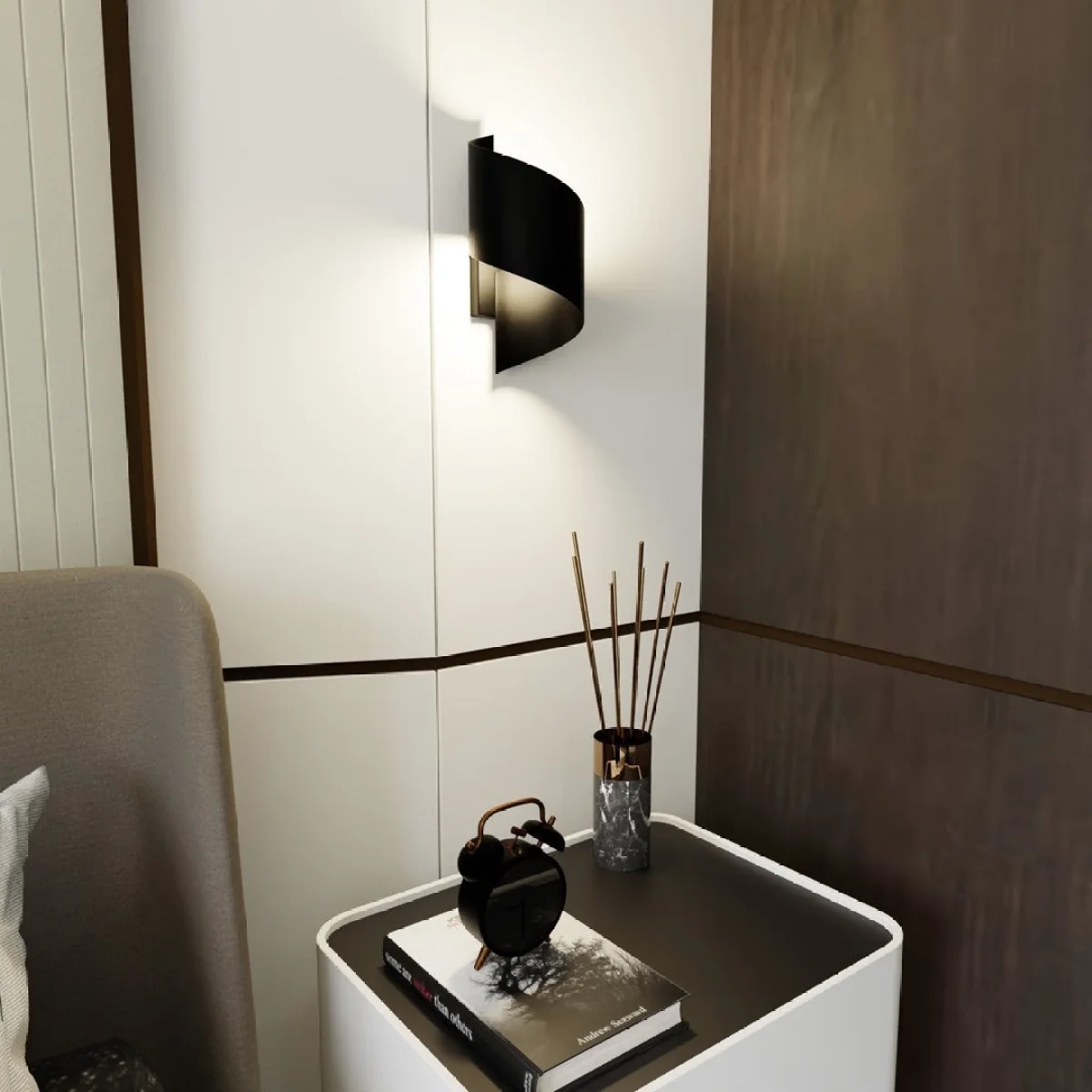 Spiner Wall Light Black – image 2