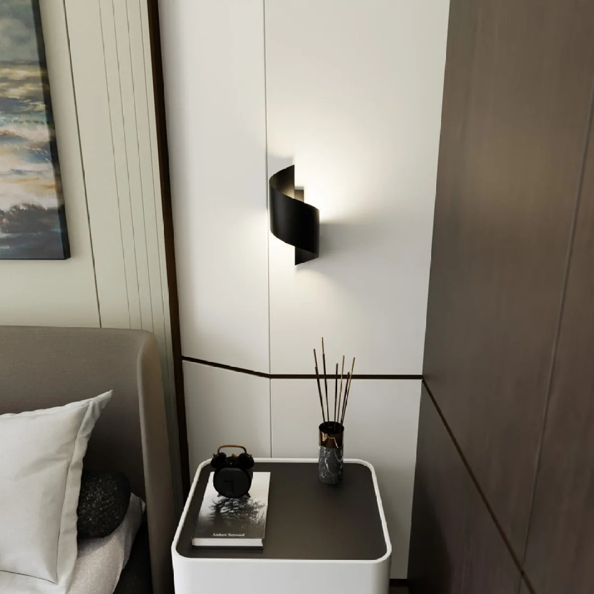 Spiner Wall Light Black – image 3