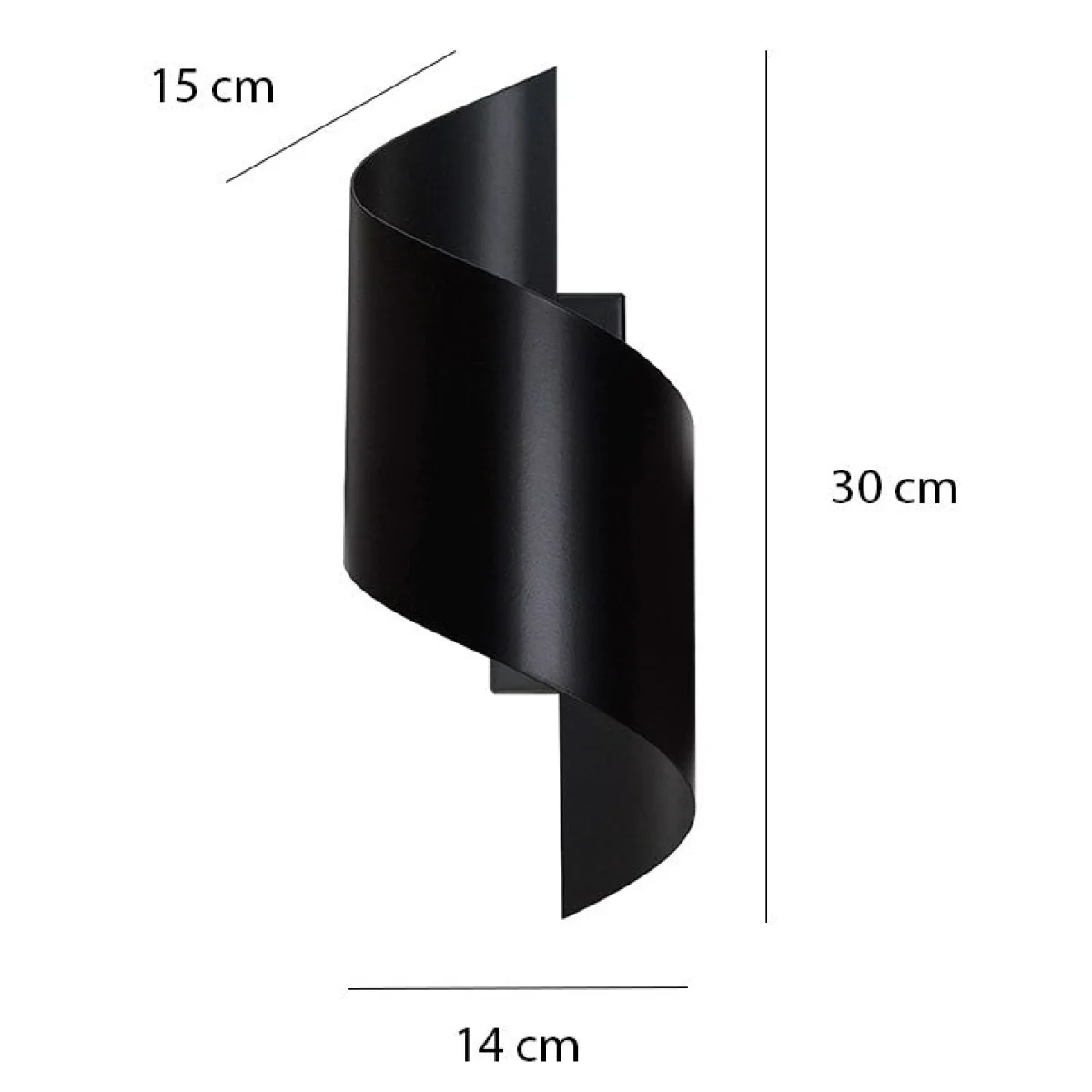 Spiner Wall Light Black – image 8