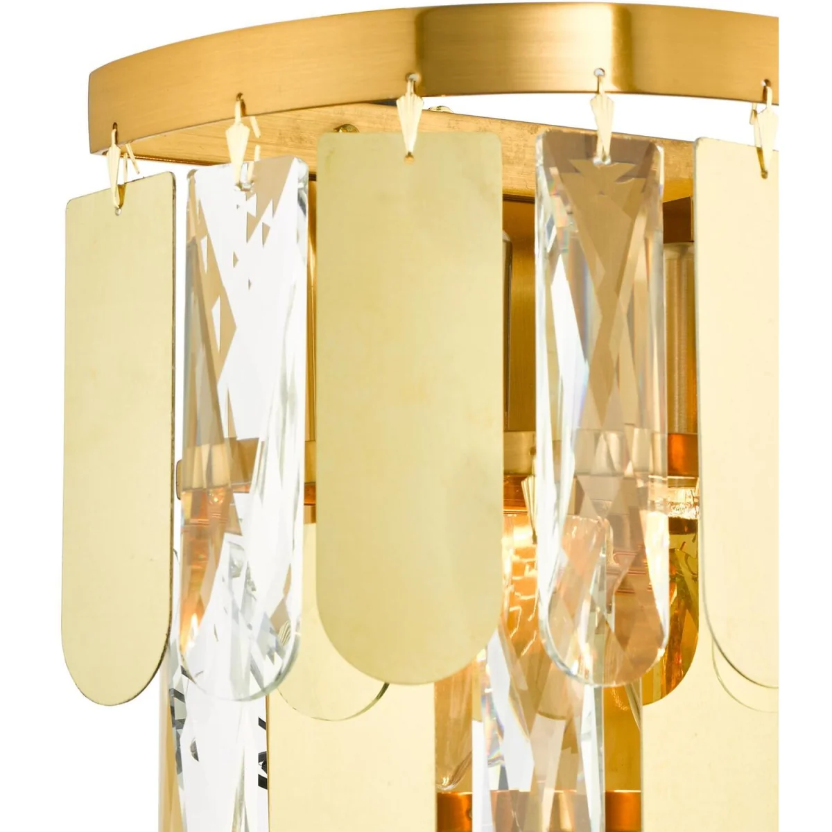 Amira 2 Light Wall Light Polished Gold Crystal - yellow – image 5