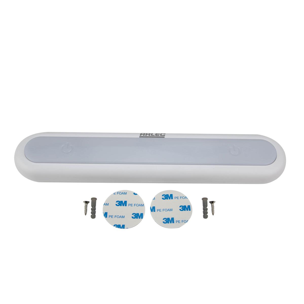 LED Cool White 12 inch Large Push Light - White – image 5