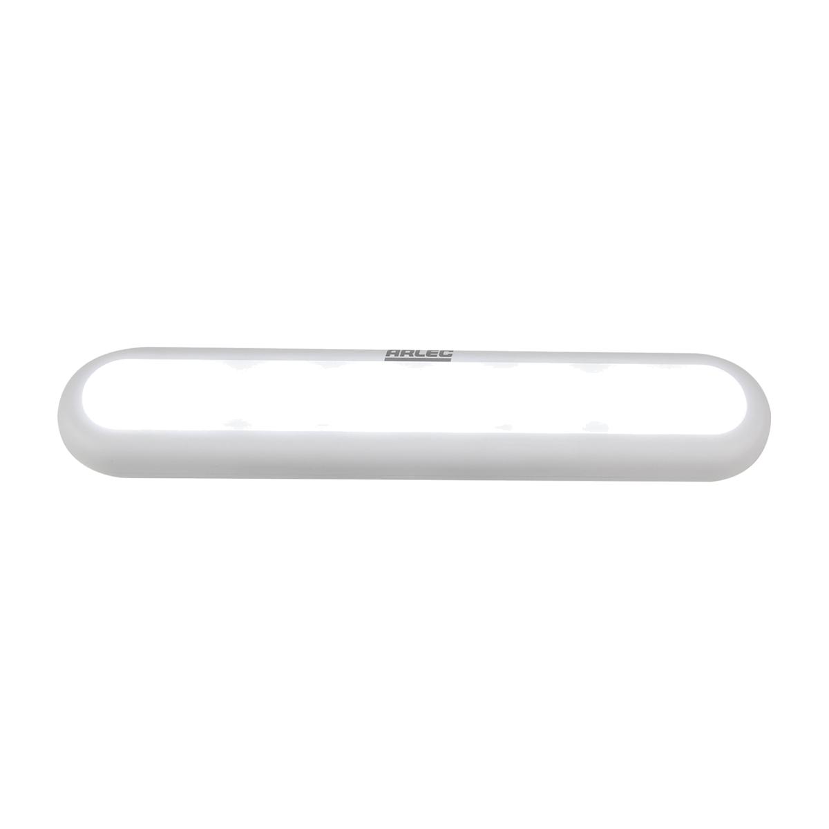 LED Cool White 12 inch Large Push Light - White – image 1